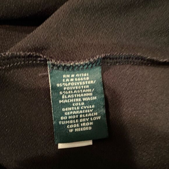 #316  RALPH LAUREN Black Pullover Blouse - Picture 10 of 11